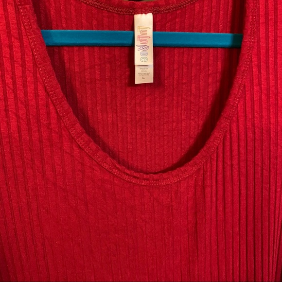Lularoe large perfect tee rayon - Picture 3 of 5